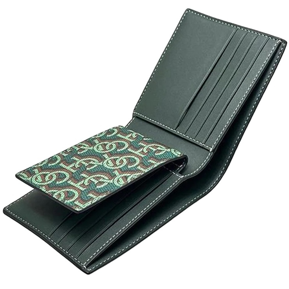 Coach 3 in 1 Wallet With Coach Monogram Print in Amazon Green